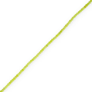 Natural stone beads 4mm faceted polished Lime Green
