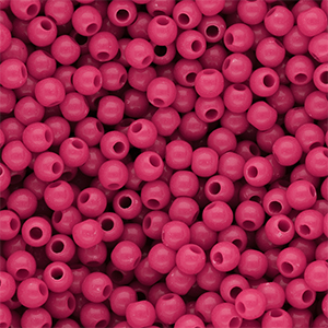 4 mm DQ acrylic beads shiny Rose Violet 17-2624 TCX