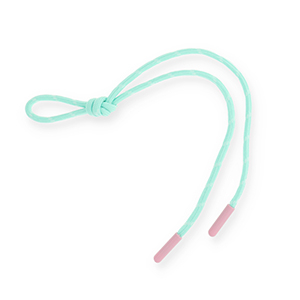 Keychain paracord Mint Green-White-Light Pink