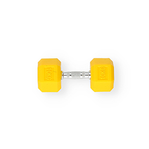 Statement charms dumbell "10kg" Dark Yellow-Silver