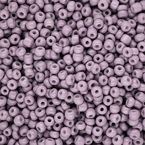 Glass seed beads 8/0 (3mm) Dusty Mauve Purple