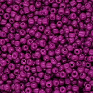 Glass seed beads 8/0 (3mm) Purple