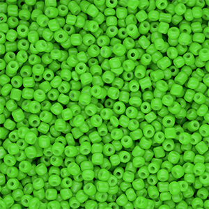 Glass seed beads 12/0 (2mm) Green