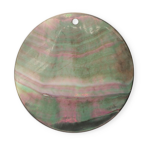 Shell pendants specials round Dark Grey