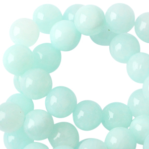 Natural stone beads 6mm Light Turquoise Blue