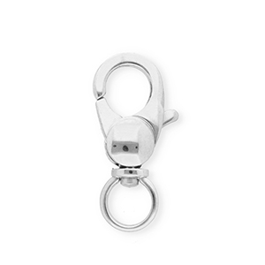 Stainless steel findings lobster clasp Silver