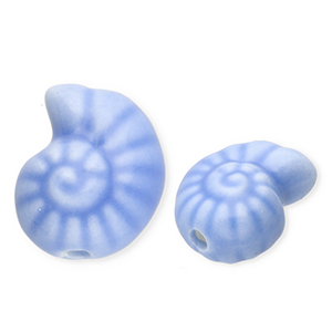 Beads ceramic shell Blue