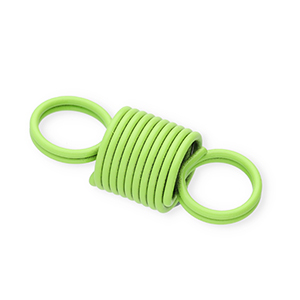 Colourful jewellery findings coil spring connector Green