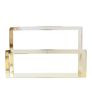 Jewellery display for earrings Gold