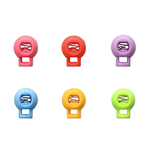 Colourful jewellery findings cord stopper ball Multicolour