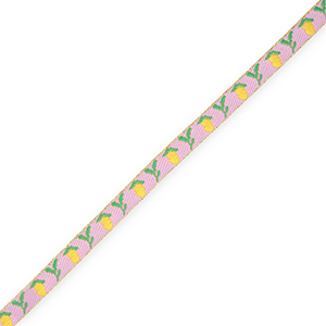 BY31&reg; Ribbon tekst lemon Orchid Pink-Yellow-Green-Gold