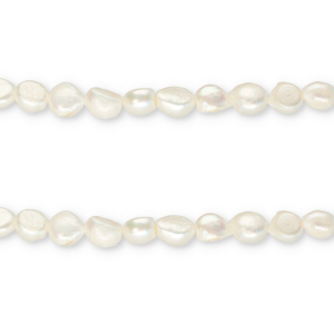 TQ Freshwater pearls nugget round 8-9mm Natural White