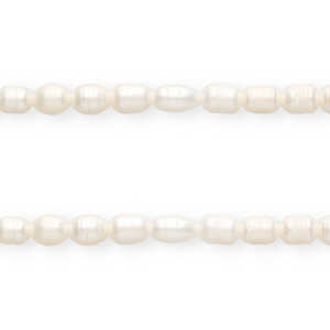 Imperfect freshwater pearls oval 9-10mm Natural White