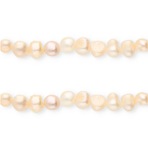 Imperfect freshwater pearls round 7-9mm Peach Rose