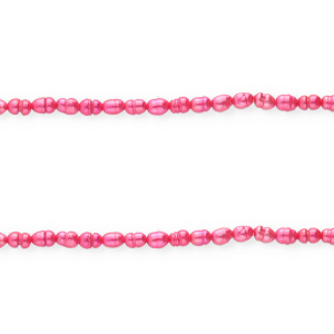 Imperfect freshwater pearls rice Pink