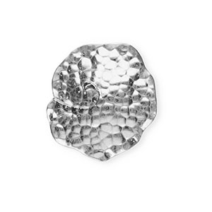 Statement charms organic round Silver