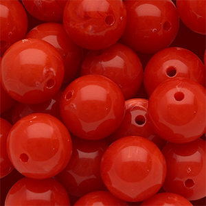 14 mm Acrylic beads round = PROPER(W12)