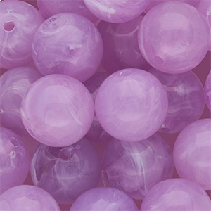 14 mm Acrylic beads round = PROPER(W13)