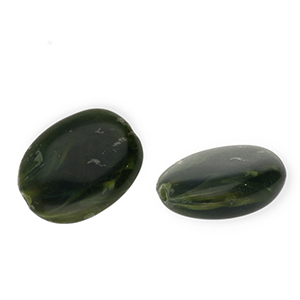 Acrylic beads oval = PROPER(W42)