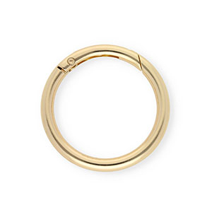 Keychain clasp findings ring Gold