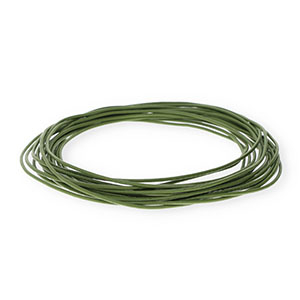 leather round 1,5mm Green