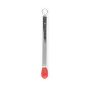 Stainless steel charms matchstick Silver-Red