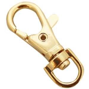 DQ metal findings keychain 38mm Gold 