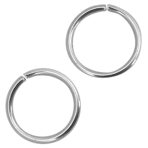 Stainless steel findings jump ring 4mm Silver