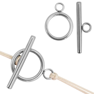 Lobster clasp stainless steel  Silver