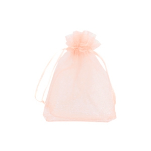 Jewellery organza bags 7x9cm Salmon Peach