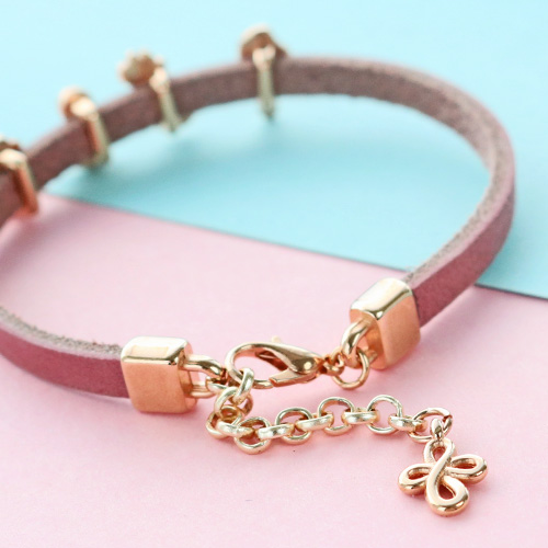 Bracelets with charms, connectors and jewellery findings of DQ European metal!