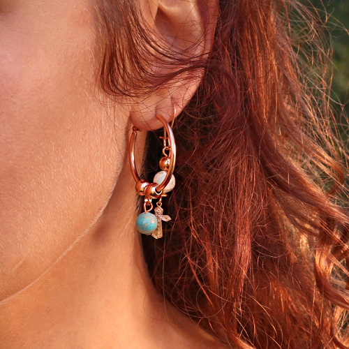 Create startling bracelets and earrings with jasper natural stone beads