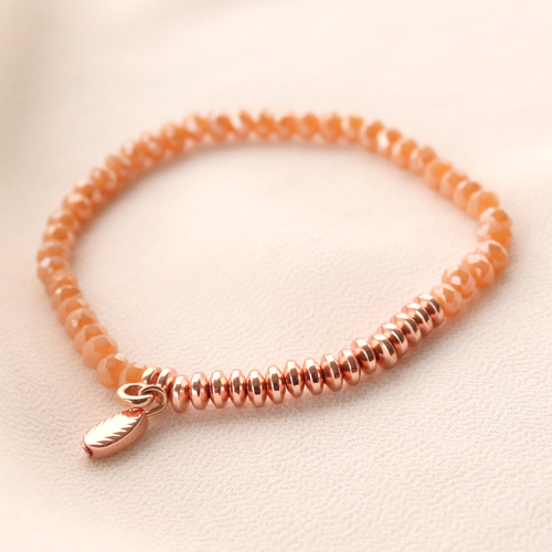 Enter the new year festively with bracelets made of hematite beads