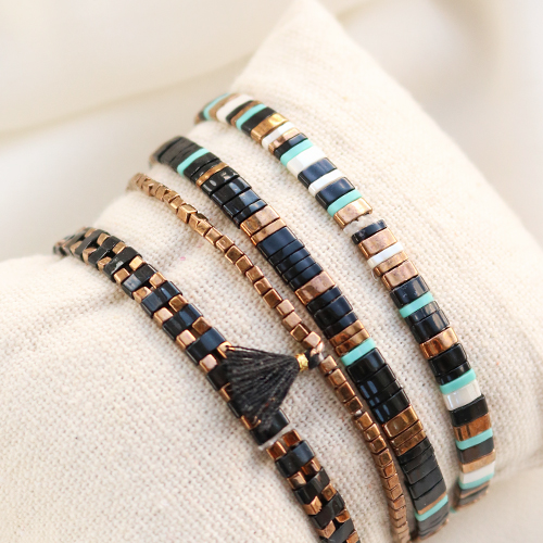 Bracelets and earrings with Miyuki beads