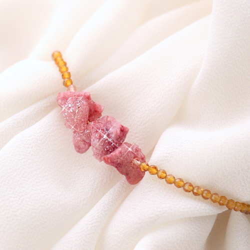 These cute bracelets with natural stone crystal faceted beads are for you!