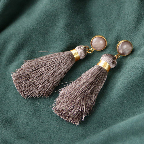 Create trendy earrings with our new tassel charms for this autumn 