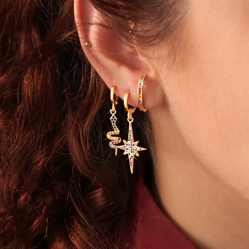 MUST-HAVE: style your beautiful zirconia rainbow jewellery like this: