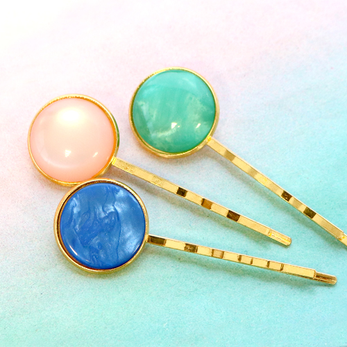 DIY: Making hair accessories and earrings with Polaris Elements cabochons