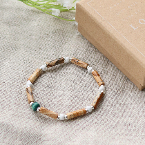 Get to work with wood beads and make beautiful bracelets
