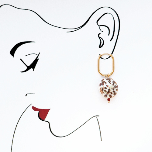 Create personalized earrings with stainless steel earrings creole