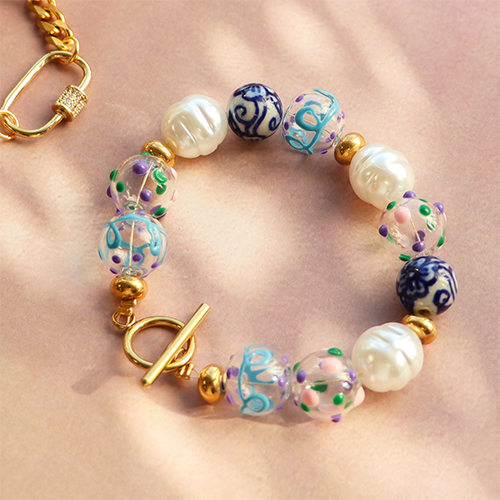 Get started with hand-painted glass beads