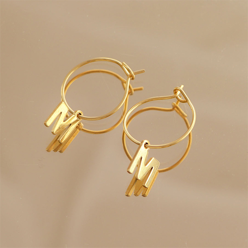 Get started with stainless steel initial charms