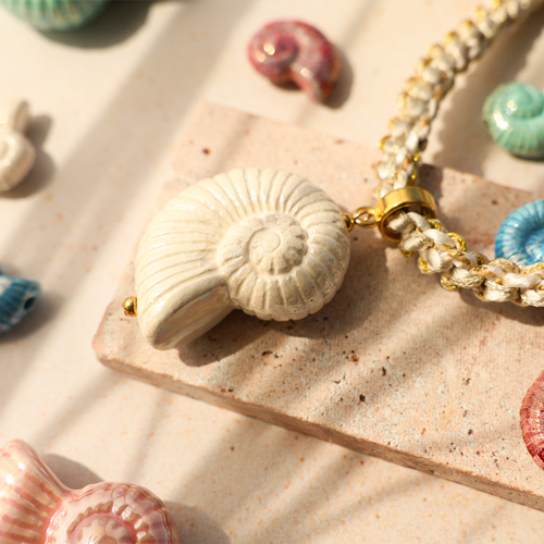 Get creative with DQ Greek ceramic shell beads