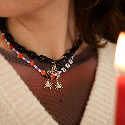 Mix & match your Halloween jewellery with spooky details