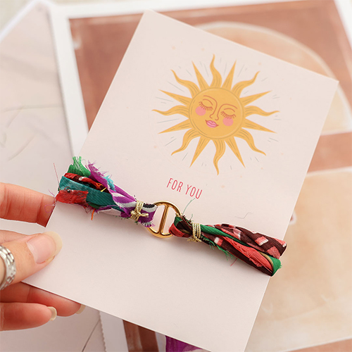 Get inspired by the diversity of silk sari ribbon and DQ metal sliders