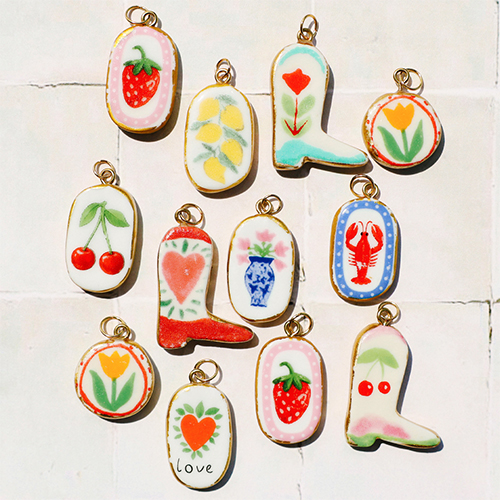 Inspiration with ceramic charms 