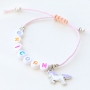 Cheerful kids necklaces and bracelets with colourful unicorns