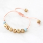 Macram&eacute; bracelets with Designer Quality metal letter beads