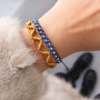 Joyous bracelets with new macram&eacute; bead cord: perfect for the upcoming autumn