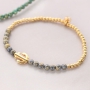 Jewellery with new jade natural stone beads and golden details!